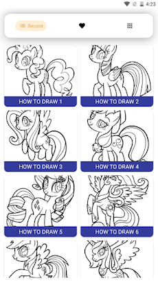 How to draw Little Ponyのおすすめ画像1