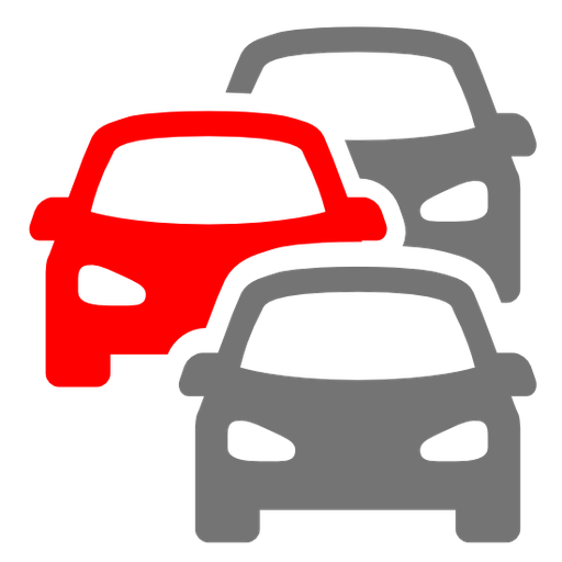 Simple Traffic Map  Icon