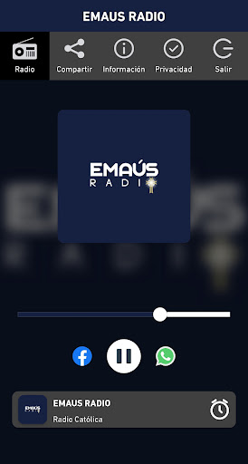 Android application Emaús Radio screenshort