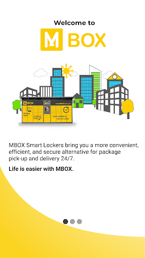 Android application MBOX Smart Lockers screenshort