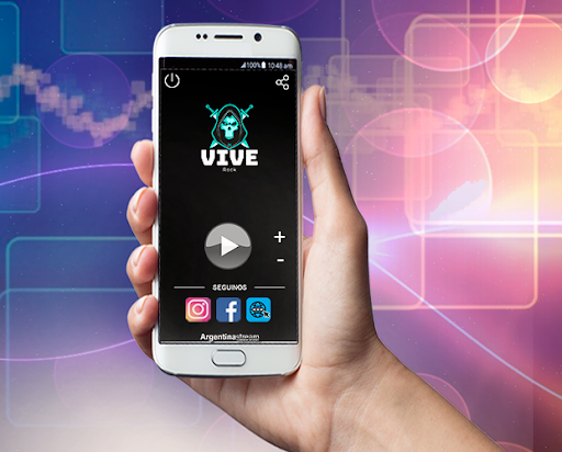 Android application Vive Rock Radio screenshort