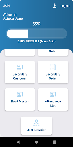 Jajoo CRM Screen 2
