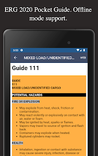 HazMat Emergency Response Guidebook ERG 2020