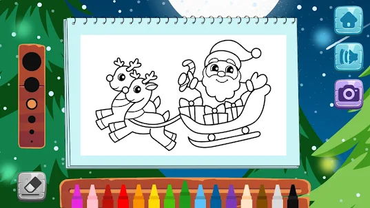 Santa Claus Coloring Book
