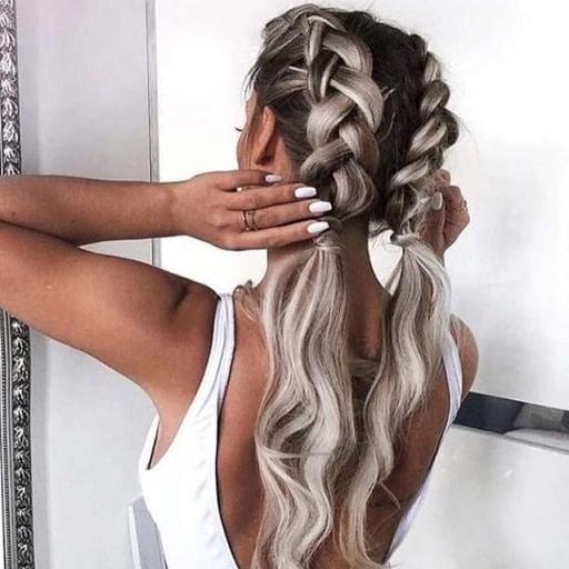 Women Hairstyles Ideas Logo