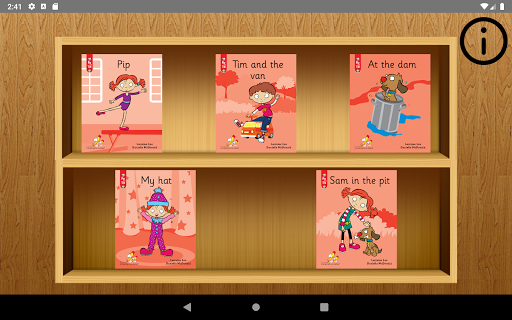 Android application Pip and Tim decodable books St screenshort