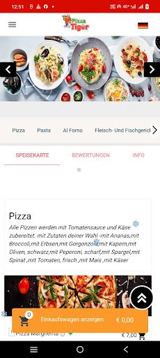 Pizza Tiger Baisingen Screen 2