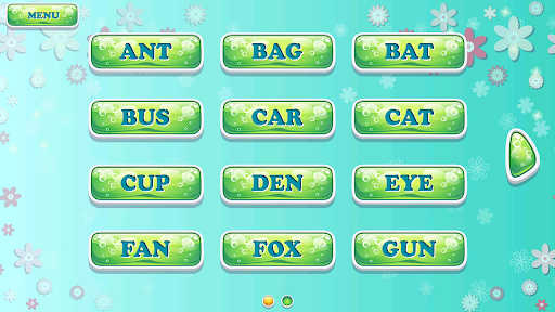 Screenshot of Numbers, ABC, Spelling Tracing