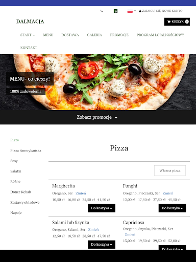 Pizza Dalmacja Screen 3