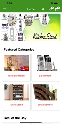 Android application DV Outlet. screenshort