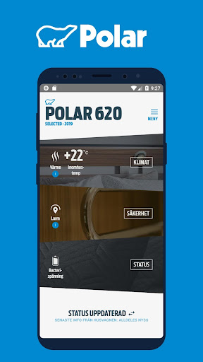 Android application Polar Connect screenshort