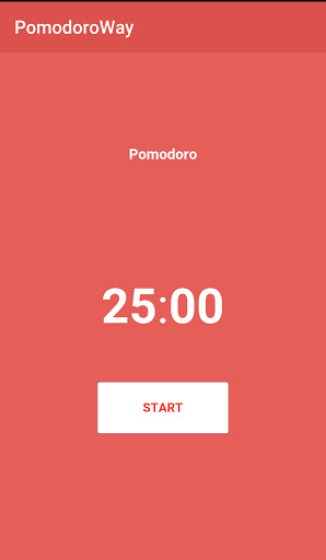 PomodoroWay Screen 2