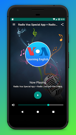 Android application Radio Voa Special App USA FM screenshort