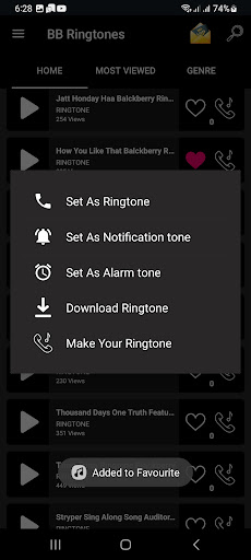 All Blackberry Mobile Ringtone Screen 2