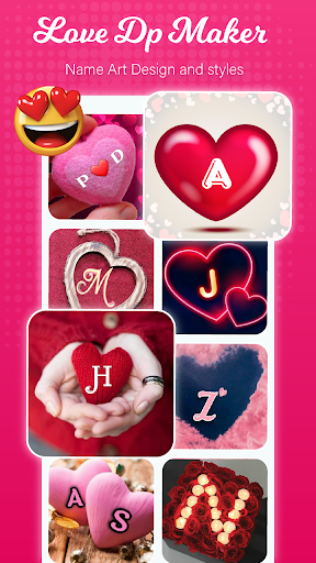 Love Name Letter Art DP maker Screen 3