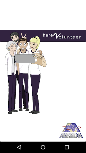 Android application Here2Volunteer screenshort
