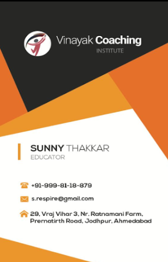 Vinayak Coaching Institute Screen 2