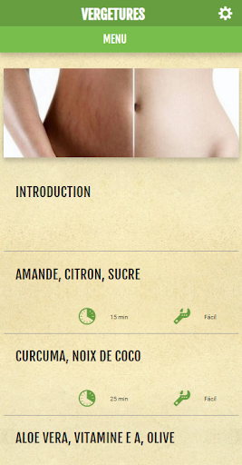 Aperçu de l'application