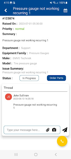 Sonoco Automation Monitoring Screen 2