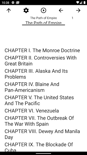 Android application Book, The Path of Empire screenshort