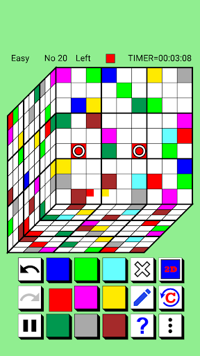 3D Color Place：3D Sudoku Screenshot