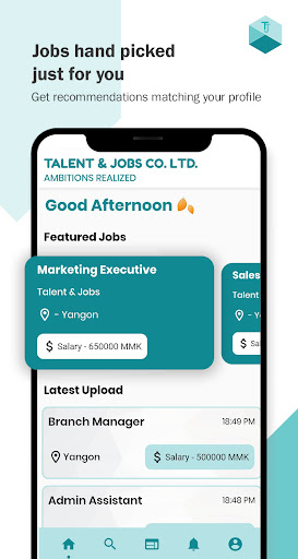 Screenshot of Talent & Jobs