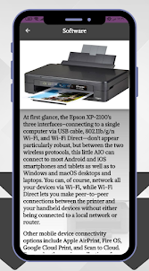 Epson XP-2100 Printer Guide