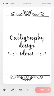 Calligraphy design ideas app