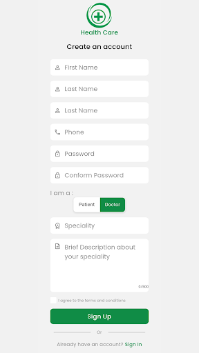 Health Care Screen 3