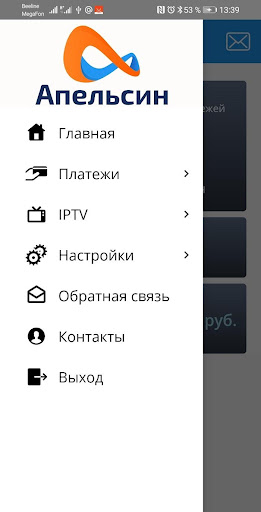 Личный Кабинет Апельсин Screen 3