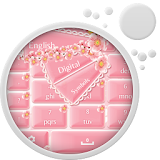 Pink Flowers Keyboard icon