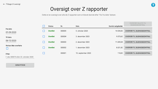 CasForMi Regnskabsintegration Screen 3
