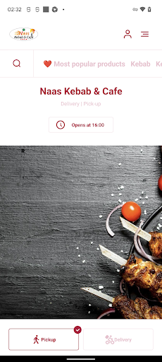 Android application Naas Kebab & Cafe screenshort
