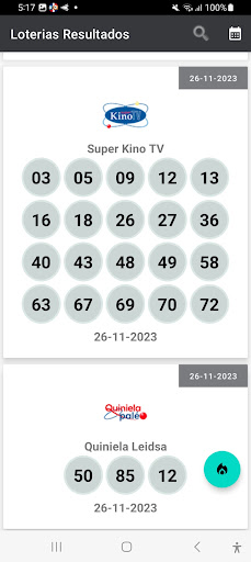 Loterias Resultados Screen 2