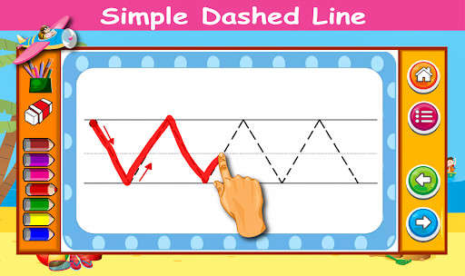 Dashed Line for Kids