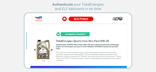 Android application Scan TotalEnergies screenshort