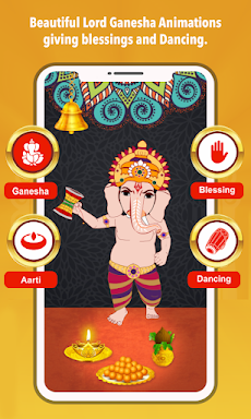 Ganesha Dancing Aarti Blessingのおすすめ画像1