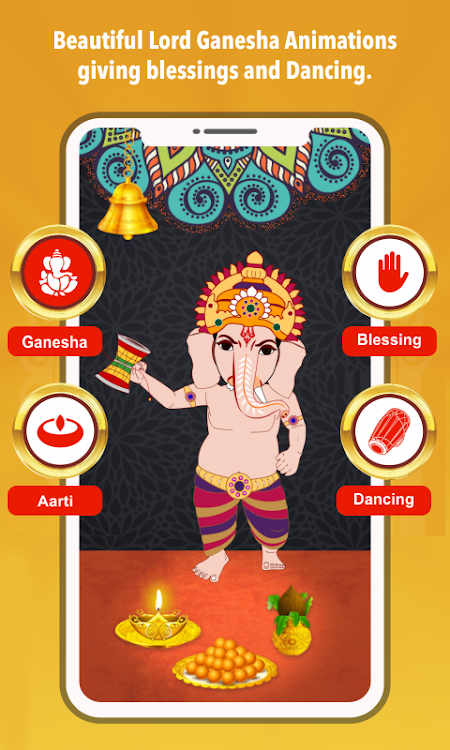 Ganesha Dancing Aarti Blessing - 1.5 - (Android)