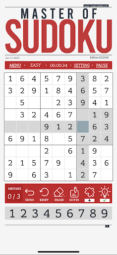 Sudoku Master - Number Puzzles - Screenshot 1