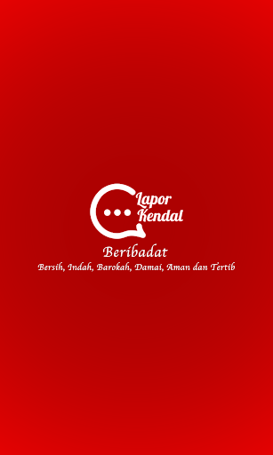 Android application Lapor Kendal screenshort