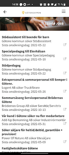 GöteneAppen Screen 2