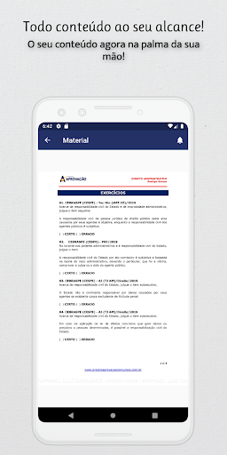 Projeto Aprovação Concursos Screen 3