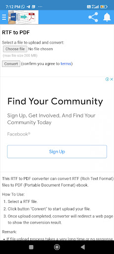 Rtf to pdf converter