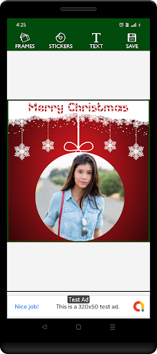 Christmas photo frame Screen 2