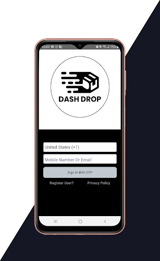 Android application DashDrop Delivery screenshort