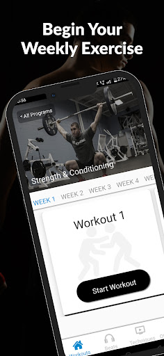 Screenshot of Wrestling Power & Conditioning