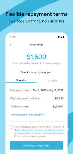 Fundbox Screen 2