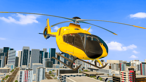 Android application Helicopter Pilot Flying Sim screenshort