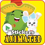 Cover Image of डाउनलोड Animated Cute Bunny Sticker  APK