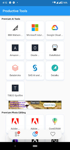 Productive Tools Screen 2